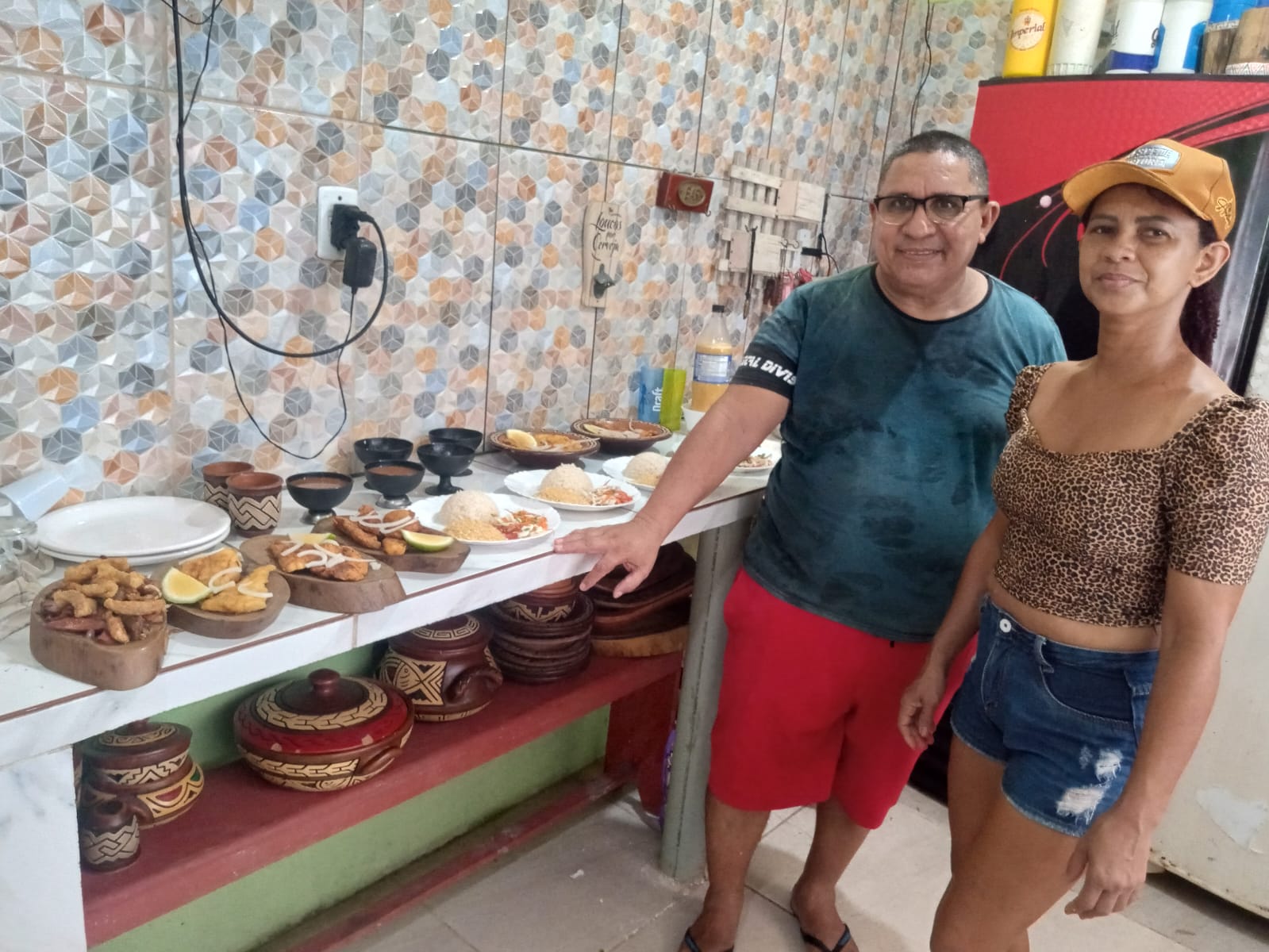 Buffet culinária paraense — Pousada Tia Neguinha